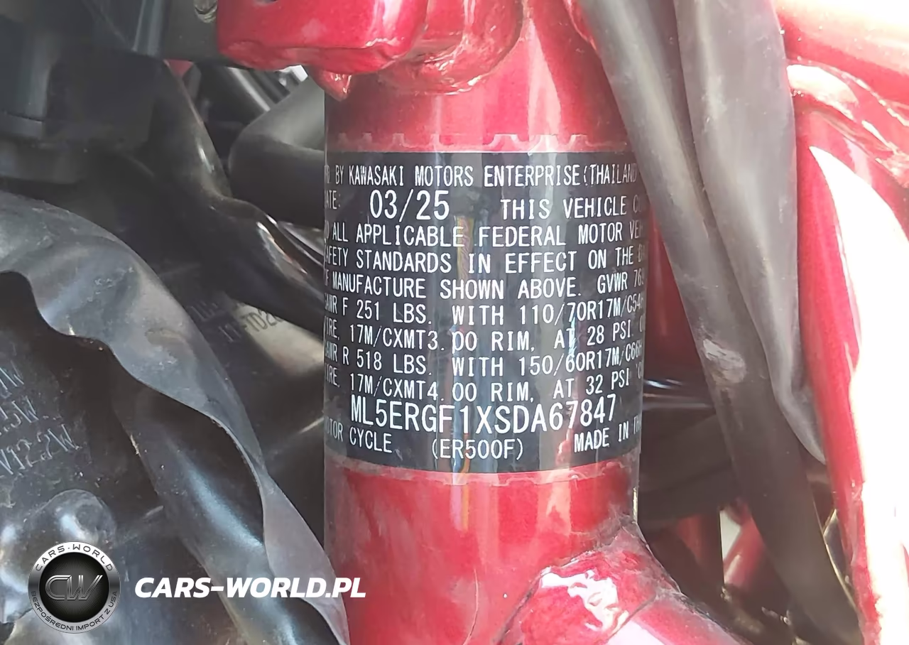 2025 Kawasaki Er500 VIN:ML5ERGF1XSDA67847 - 10