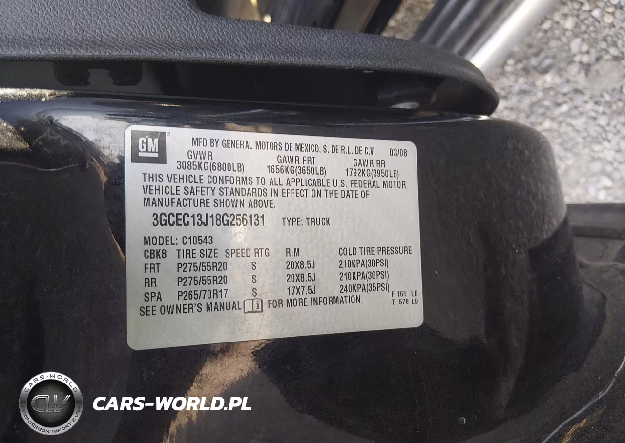 2008 Chevrolet Silverado 1500 Lt1 VIN:3GCEC13J18G256131 - 9