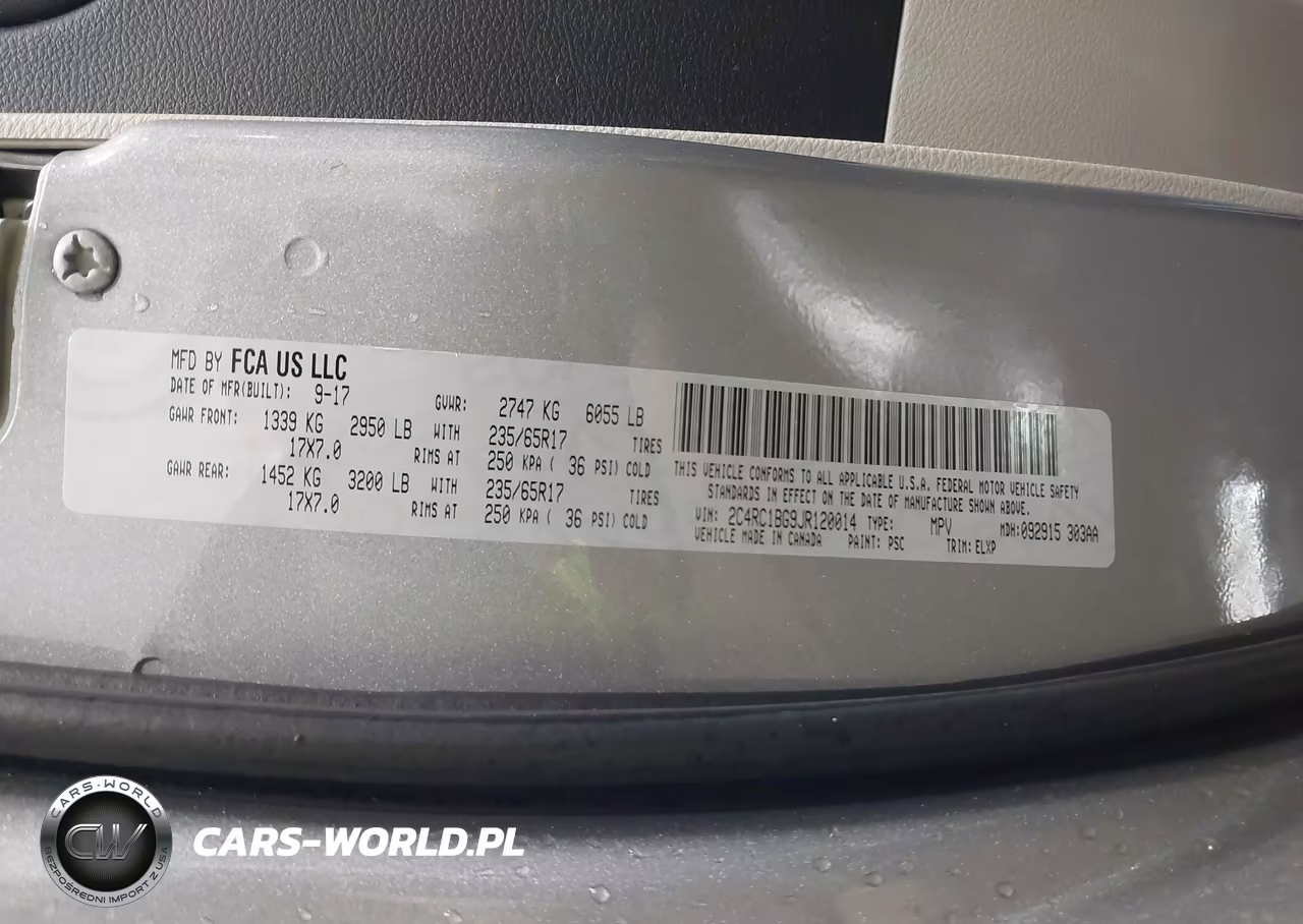 2018 Chrysler Pacifica Touring L VIN:2C4RC1BG9JR120014 - 9