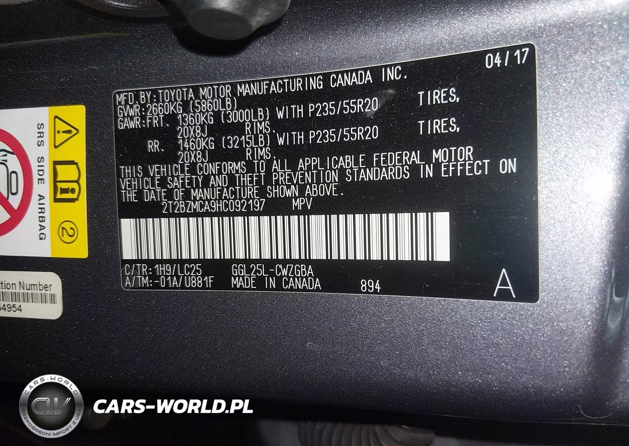 2017 Lexus Rx 350 F Sport VIN:2T2BZMCA9HC092197 - 9