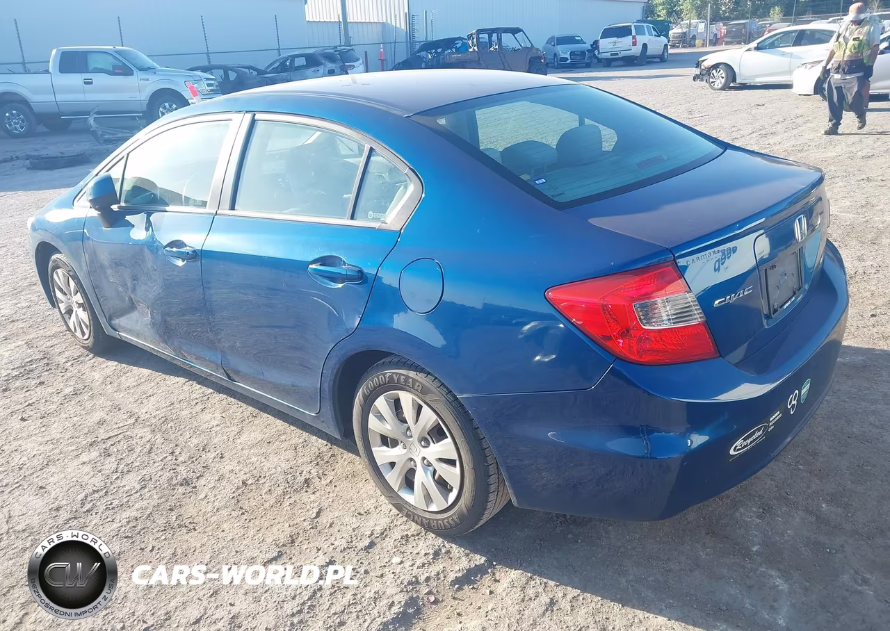 2012 Honda Civic Lx VIN:19XFB2F55CE361450 - 3