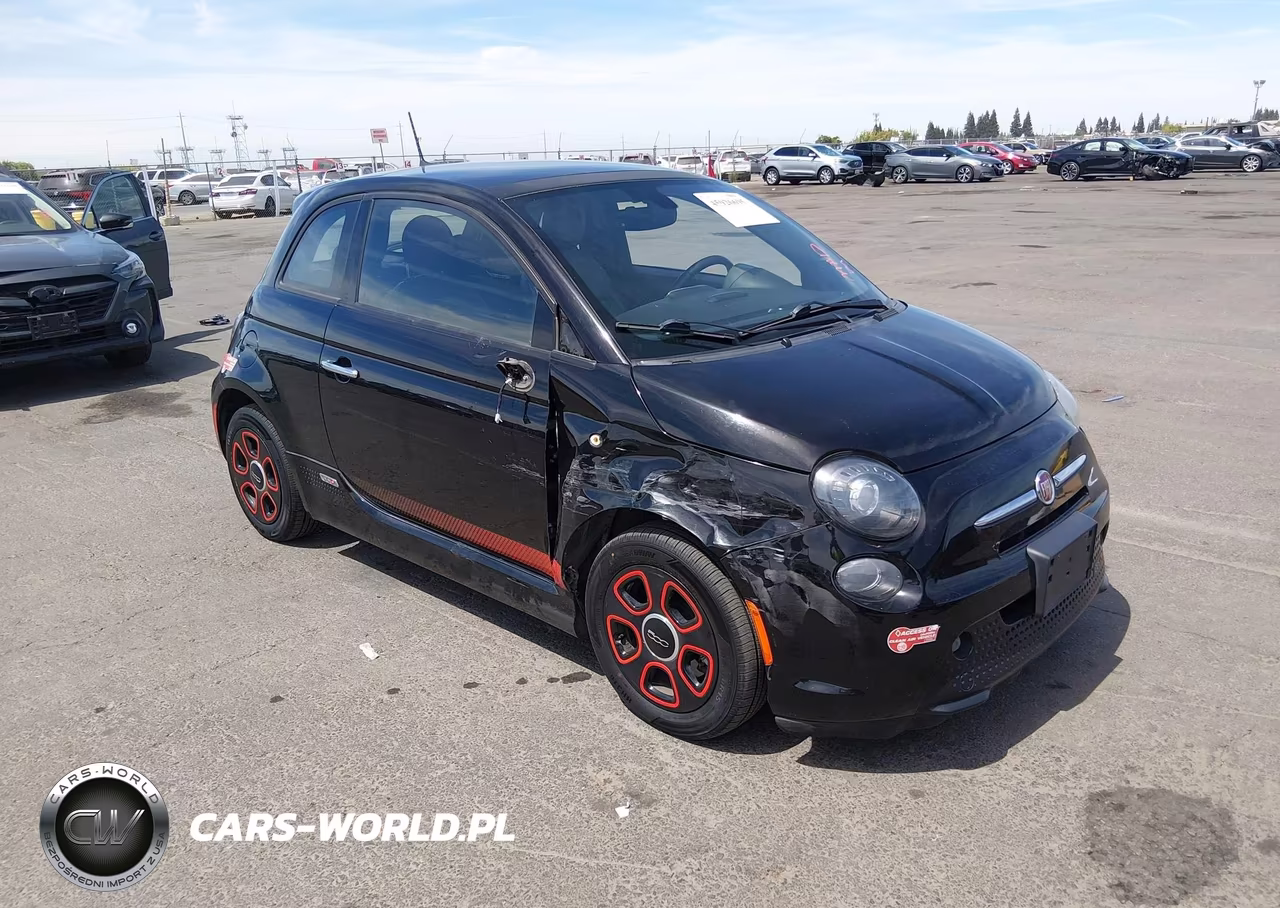 2017 Fiat 500E Battery Electric VIN:3C3CFFGE6HT586237 - 1