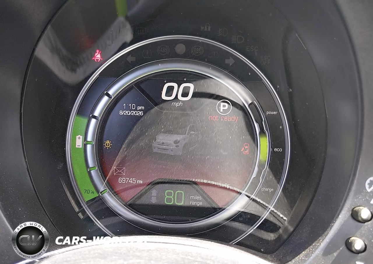 2017 Fiat 500E Battery Electric VIN:3C3CFFGE6HT586237 - 7