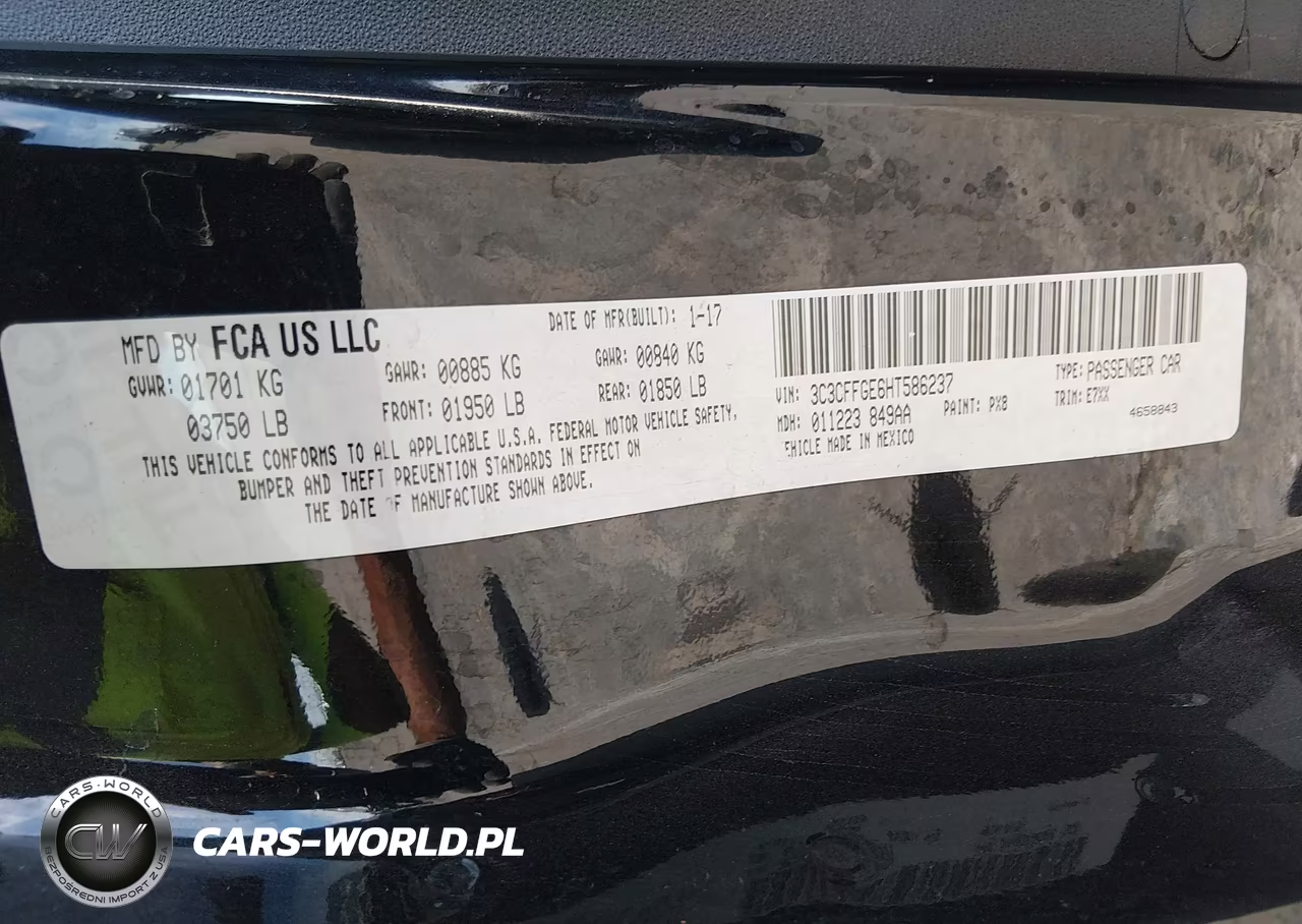 2017 Fiat 500E Battery Electric VIN:3C3CFFGE6HT586237 - 9