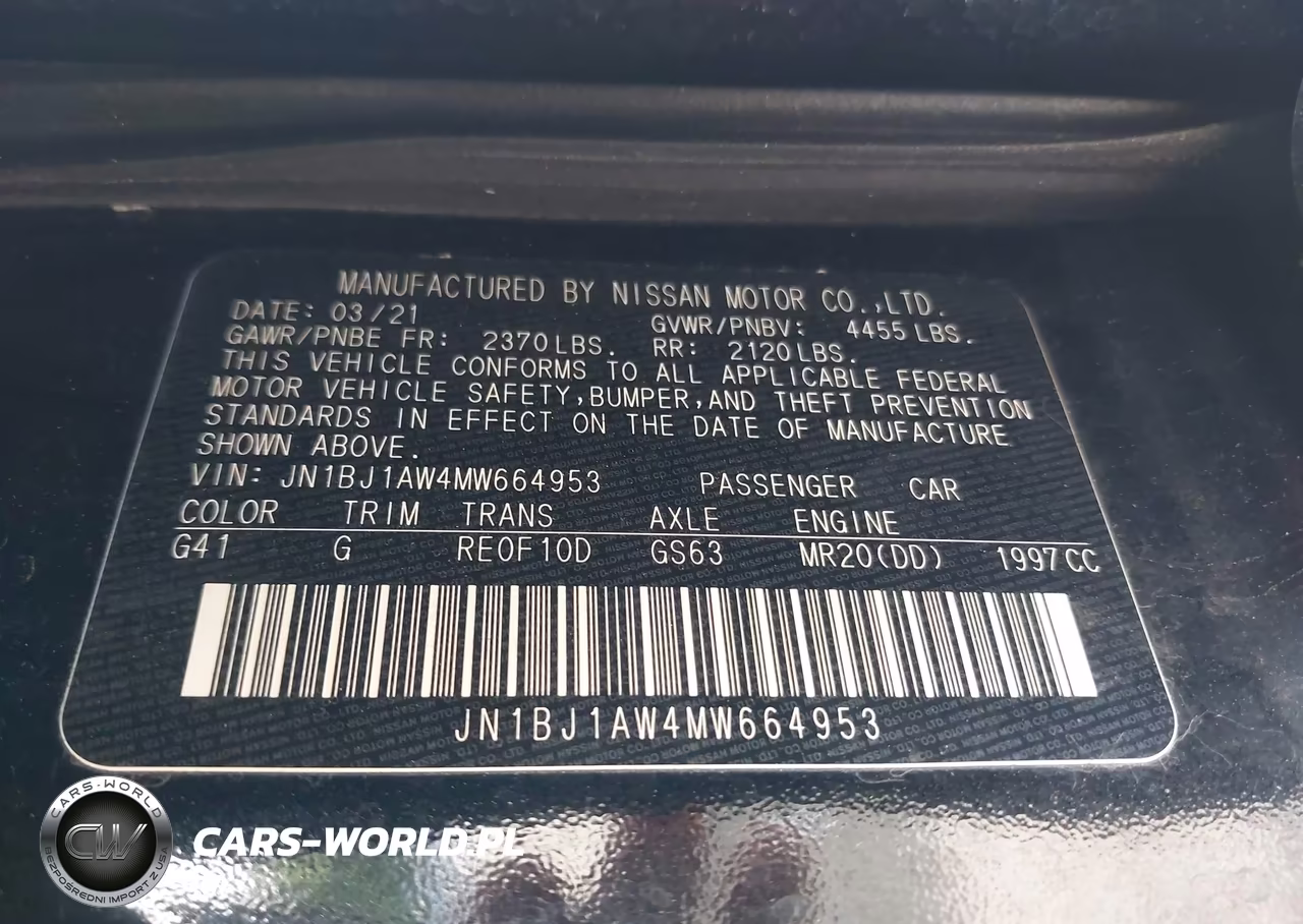 2021 Nissan Rogue Sport S Awd Xtronic Cvt VIN:JN1BJ1AW4MW664953 - 9