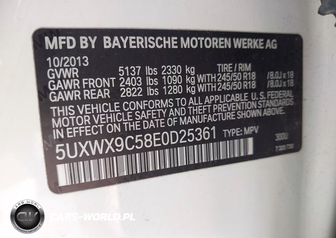 2014 BMW X3 xDrive28I VIN:5UXWX9C58E0D25361 - 9