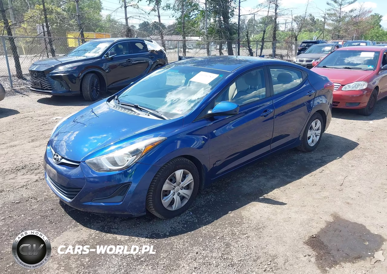 2016 Hyundai Elantra Se VIN:5NPDH4AE8GH740405 - 2