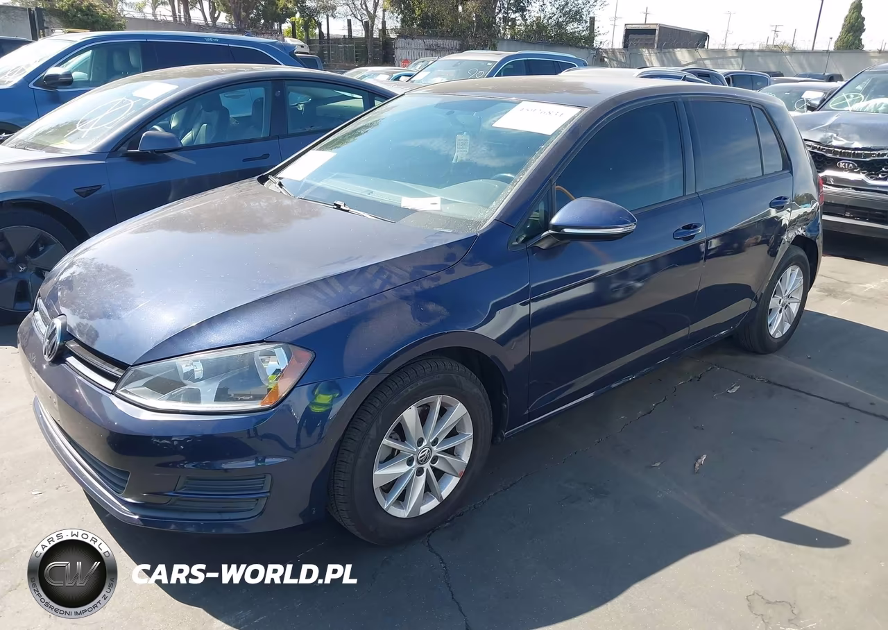 2015 Volkswagen Golf Tsi S 4-Door VIN:3VW217AU4FM082575 - 2