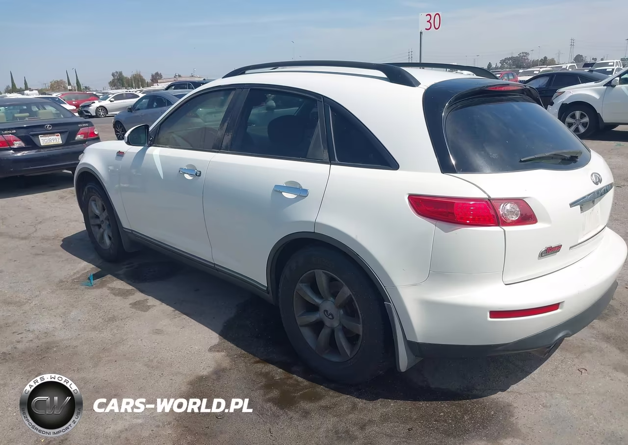 2005 Infiniti Fx35 VIN:JNRAS08W05X211348 - 3