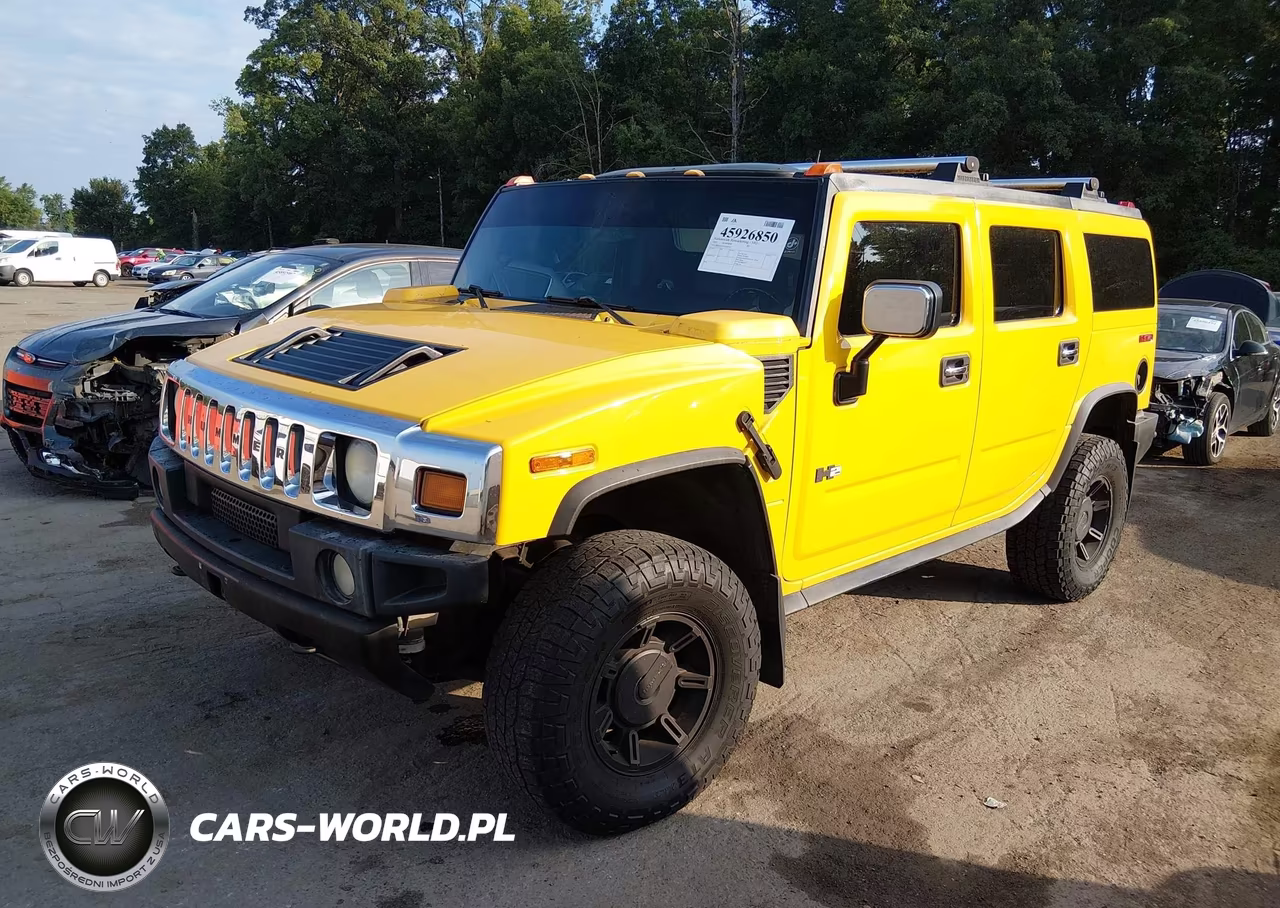2003 Hummer H2 VIN:5GRGN23U03H140662 - 2
