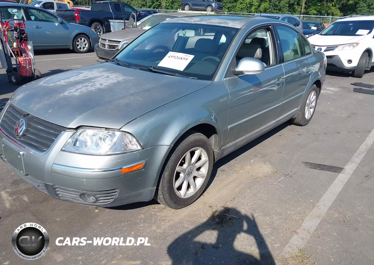 2004 Volkswagen Passat Gls VIN:WVWPD63B54E282521 - 2