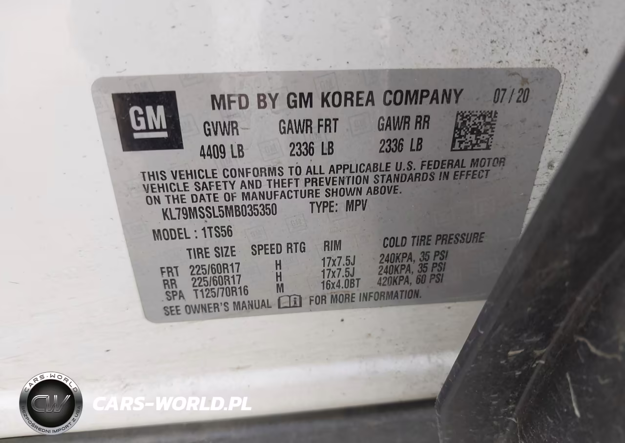 2021 Chevrolet Trailblazer Awd Activ VIN:KL79MSSL5MB035350 - 9
