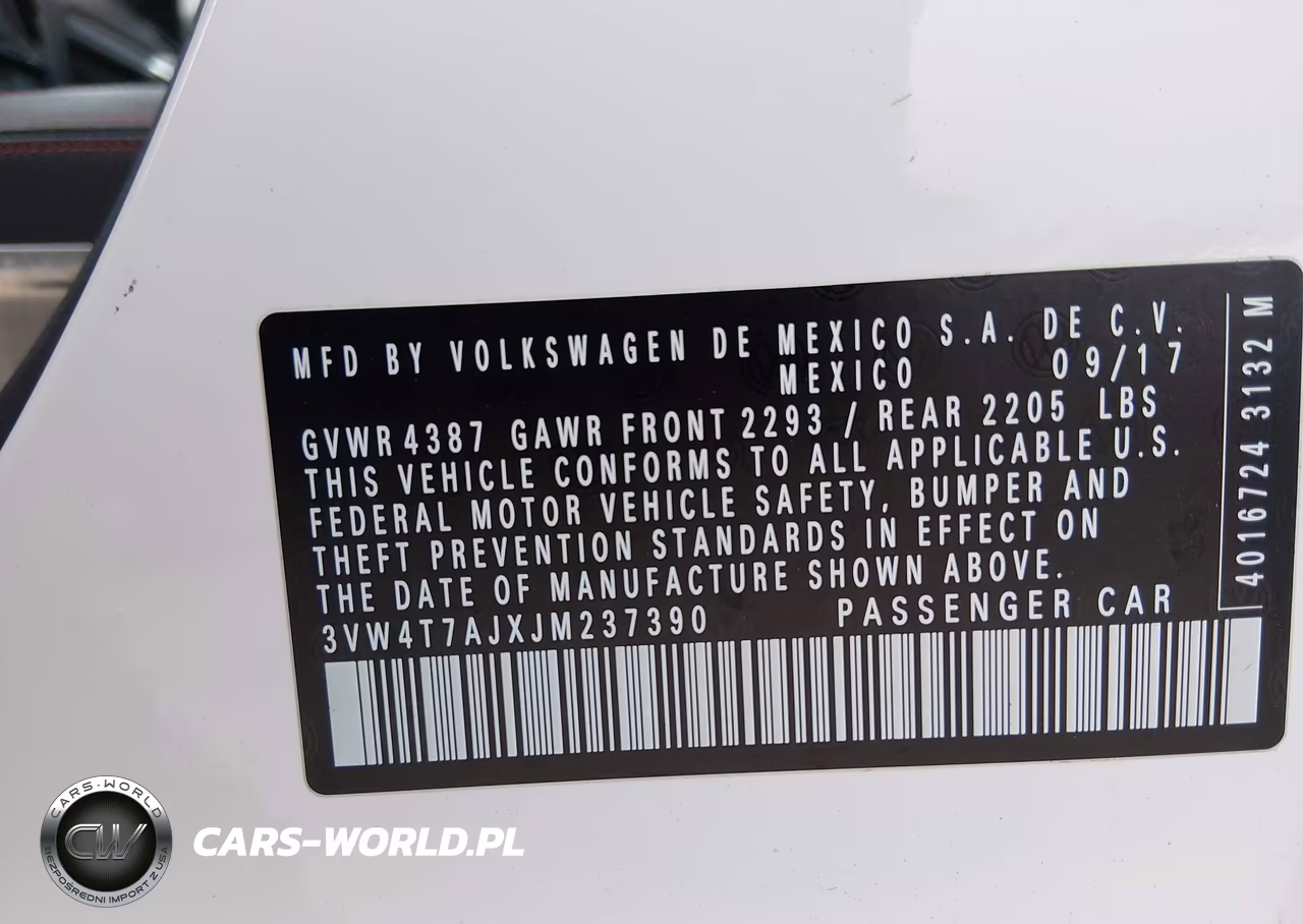 2018 Volkswagen Jetta 2.0T Gli VIN:3VW4T7AJXJM237390 - 9