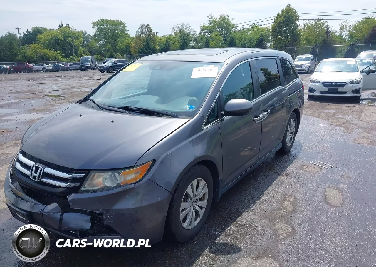 2015 Honda Odyssey Ex-L VIN:5FNRL5H66FB048830 - 2