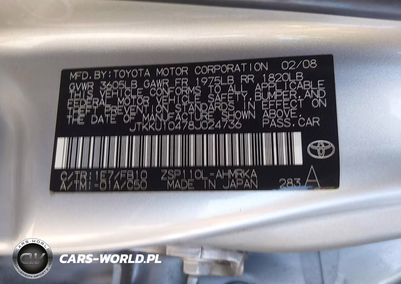 2008 Scion Xd VIN:JTKKU10478J024736 - 9