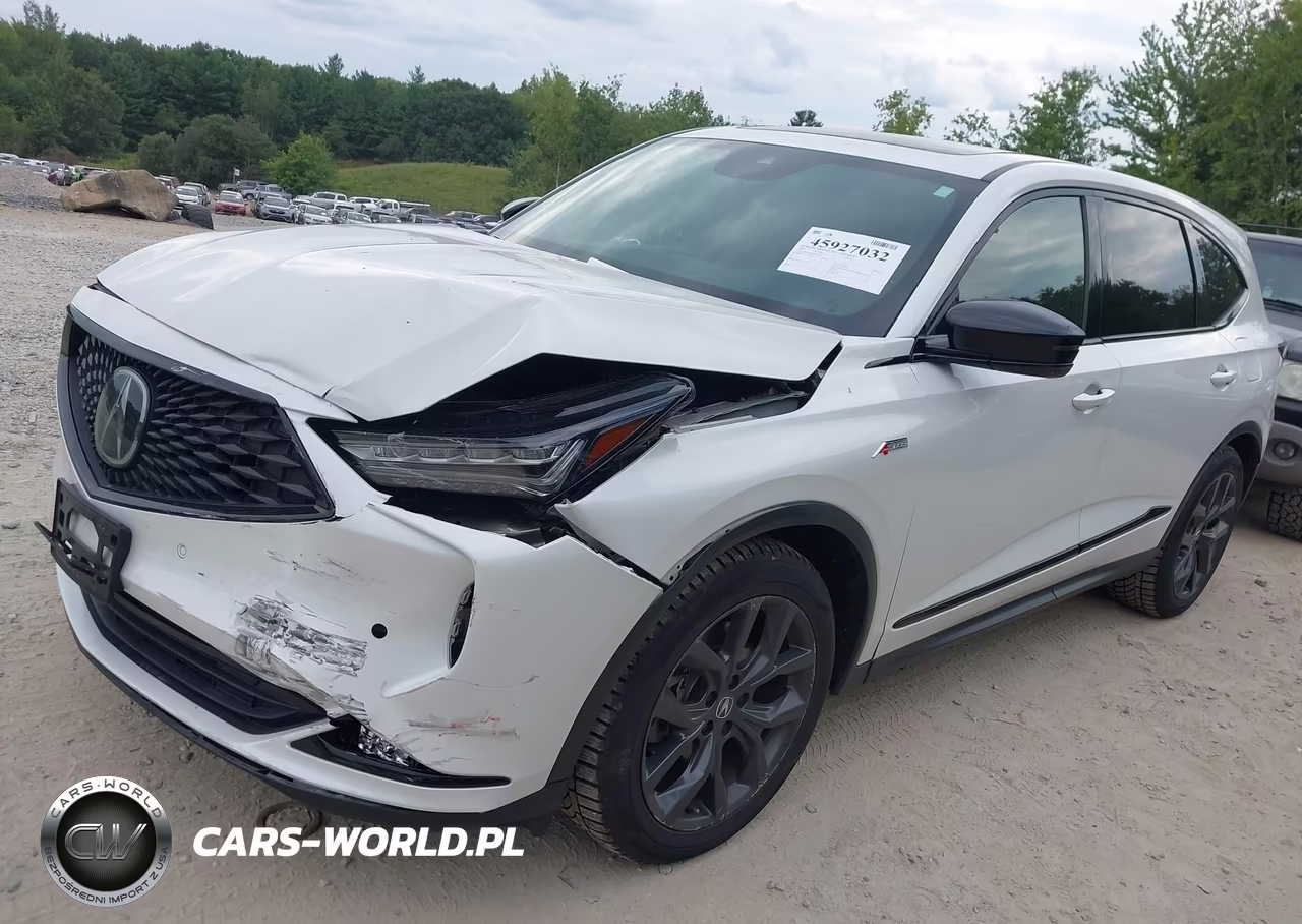 2022 Acura Mdx A-Spec Package VIN:5J8YE1H00NL002983 - 2