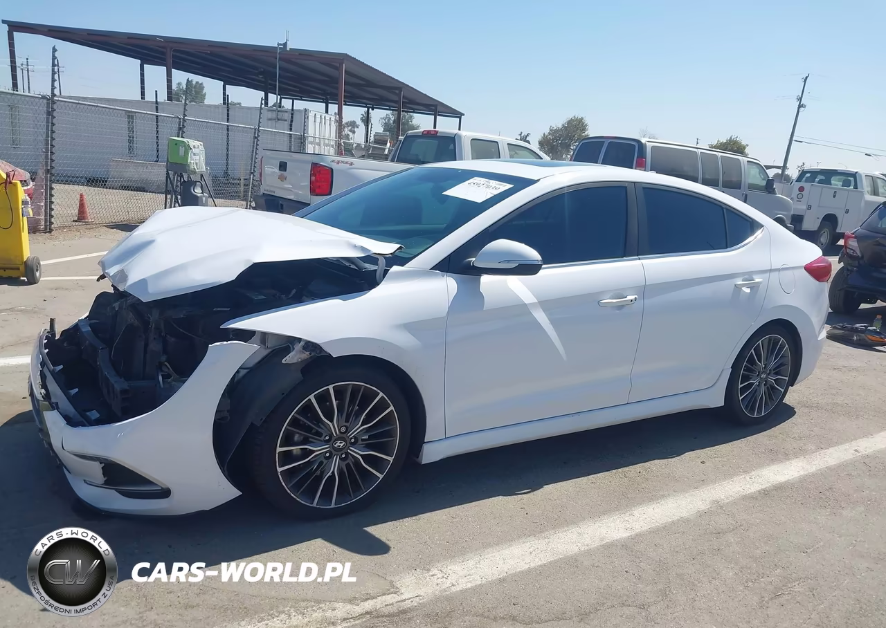 2018 Hyundai Elantra Sport VIN:KMHD04LB2JU587197 - 2