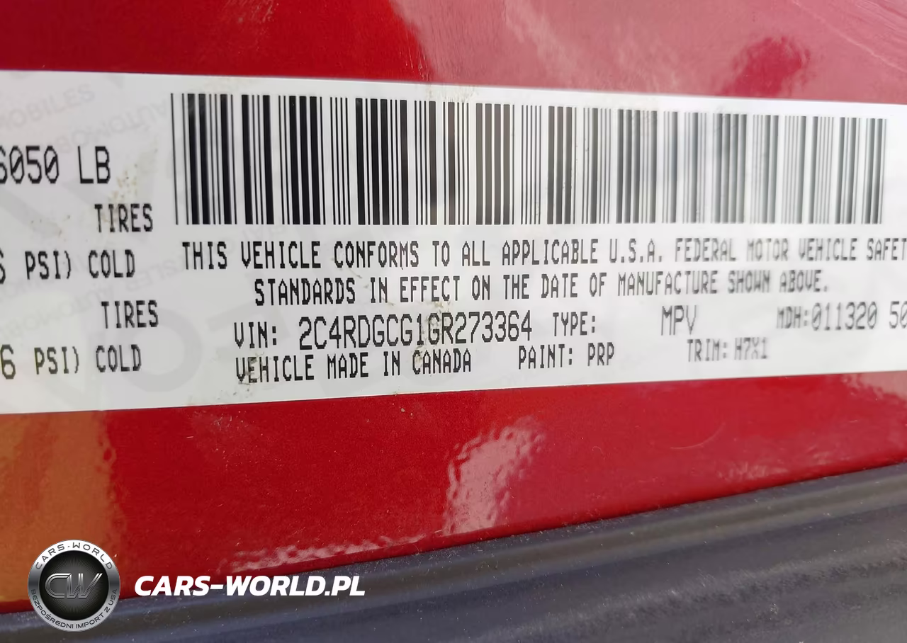 2016 Dodge Grand Caravan Sxt VIN:2C4RDGCG1GR273364 - 9