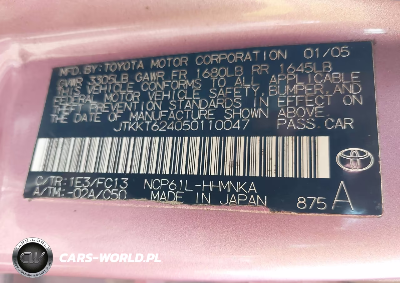 2005 Scion Xa VIN:JTKKT624050110047 - 9