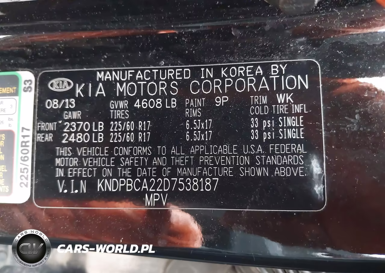 2013 Kia Sportage Lx VIN:KNDPBCA22D7538187 - 9