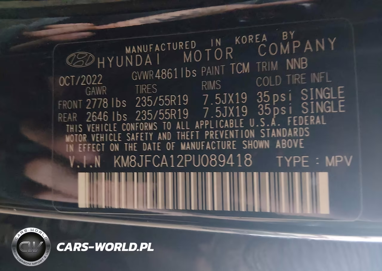 2023 Hyundai Tucson Hybrid Sel Convenience VIN:KM8JFCA12PU089418 - 9