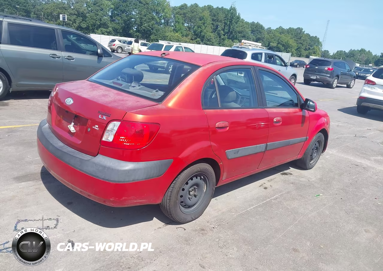2009 Kia Rio Lx VIN:KNADE223396508489 - 4
