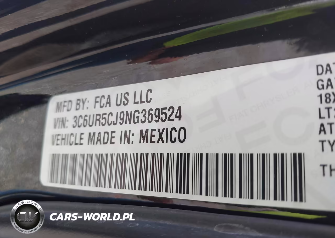 2022 Ram 2500 Tradesman 4X4 6'4 Box VIN:3C6UR5CJ9NG369524 - 9