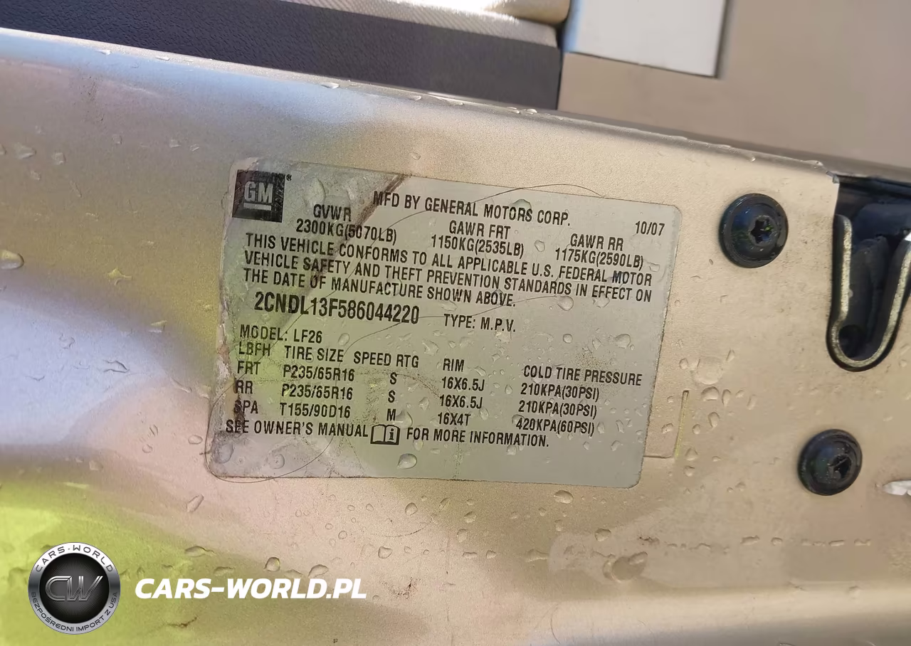 2008 Chevrolet Equinox Ls VIN:2CNDL13F586044220 - 9