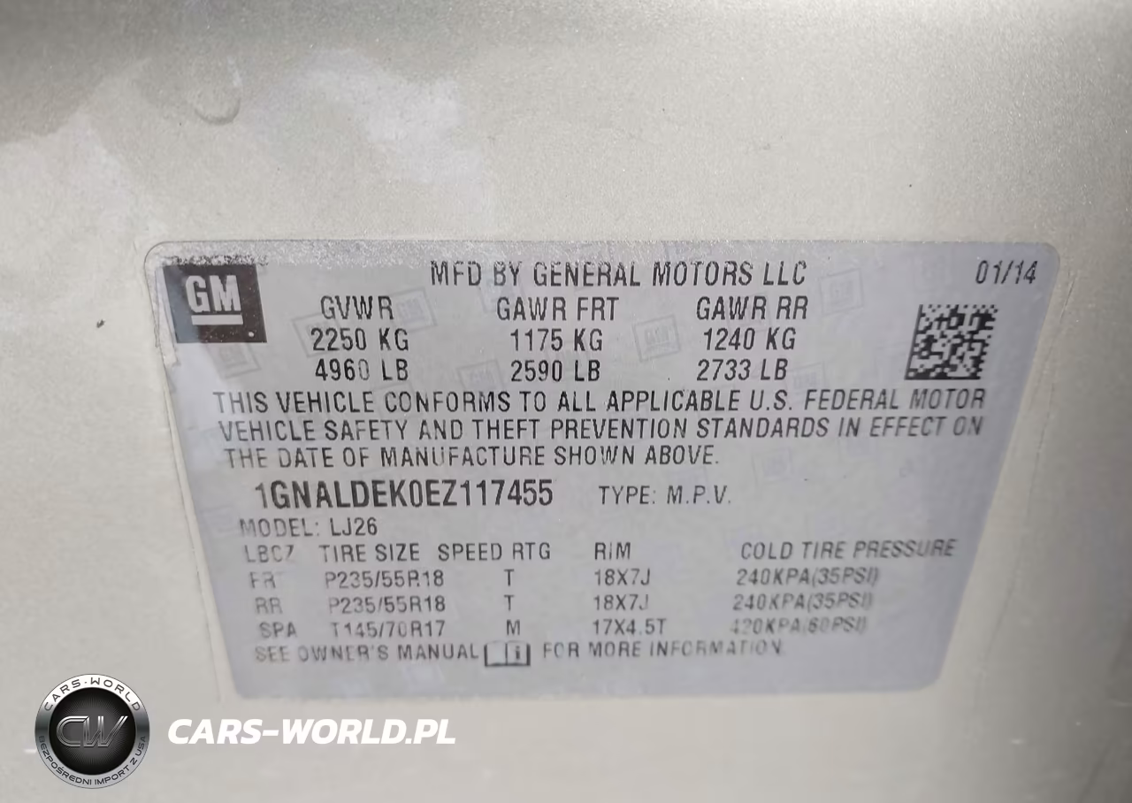 2014 Chevrolet Equinox Ltz VIN:1GNALDEK0EZ117455 - 9