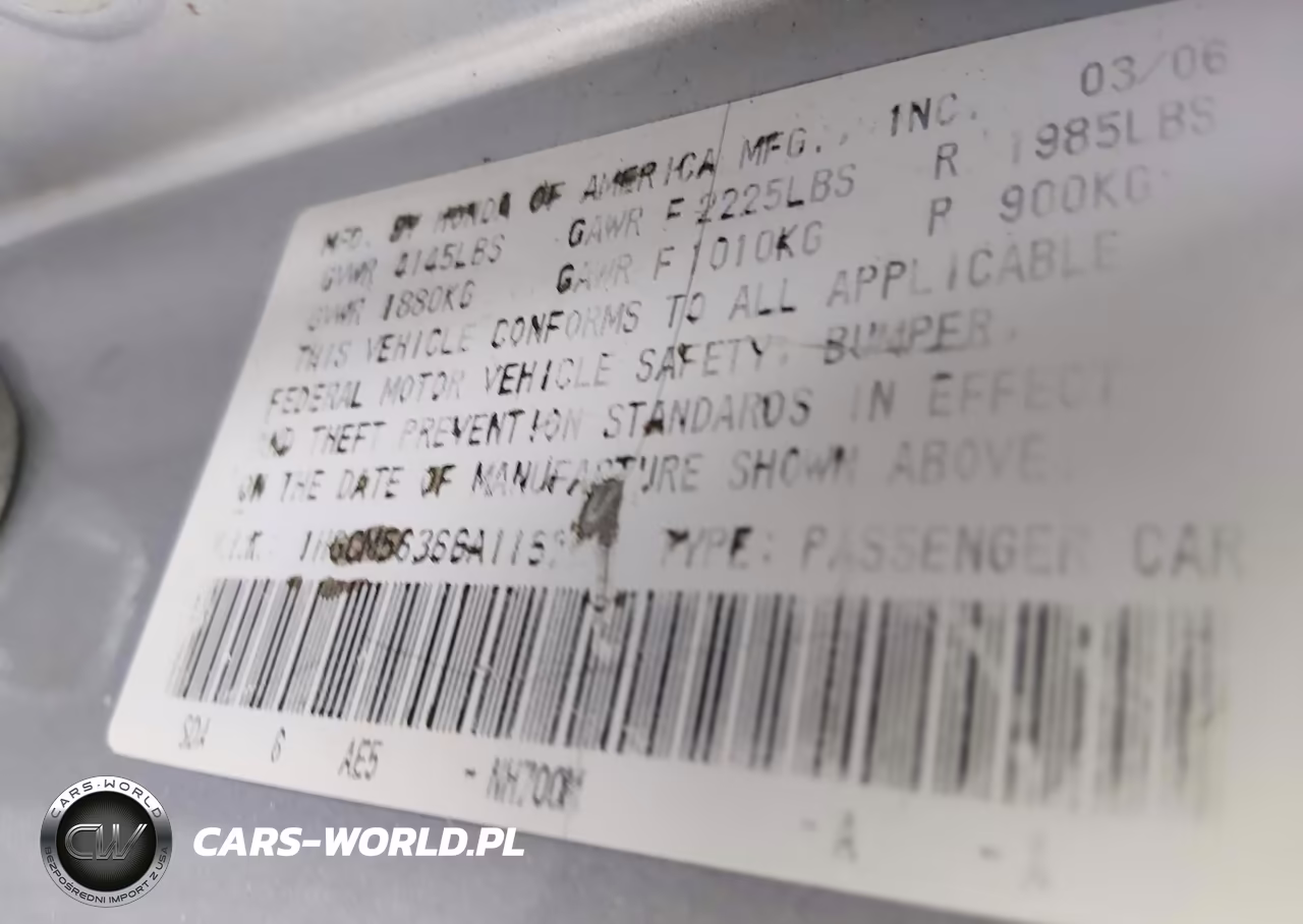 2006 Honda Accord 2.4 Se VIN:1HGCM56366A116209 - 9