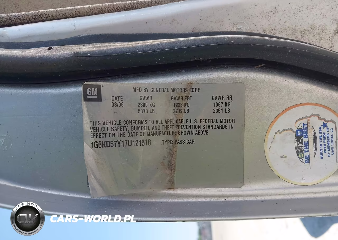 2007 Cadillac Dts Luxury I VIN:1G6KD57Y17U121518 - 9