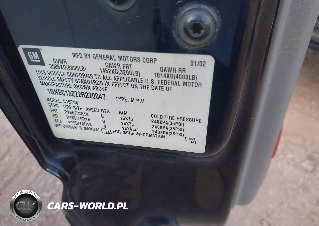 2002 Chevrolet Tahoe Lt VIN:1GNEC13Z22R220047 - 9
