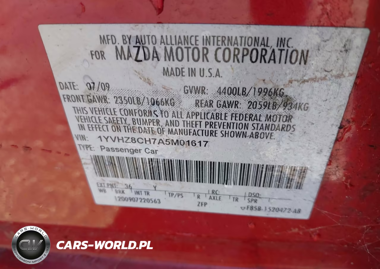 2010 Mazda Mazda6 I Touring VIN:1YVHZ8CH7A5M01617 - 9
