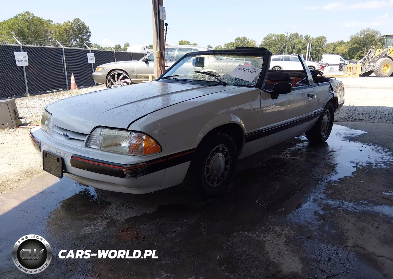 1989 Ford Mustang Lx VIN:1FABP44A8KF291187 - 2