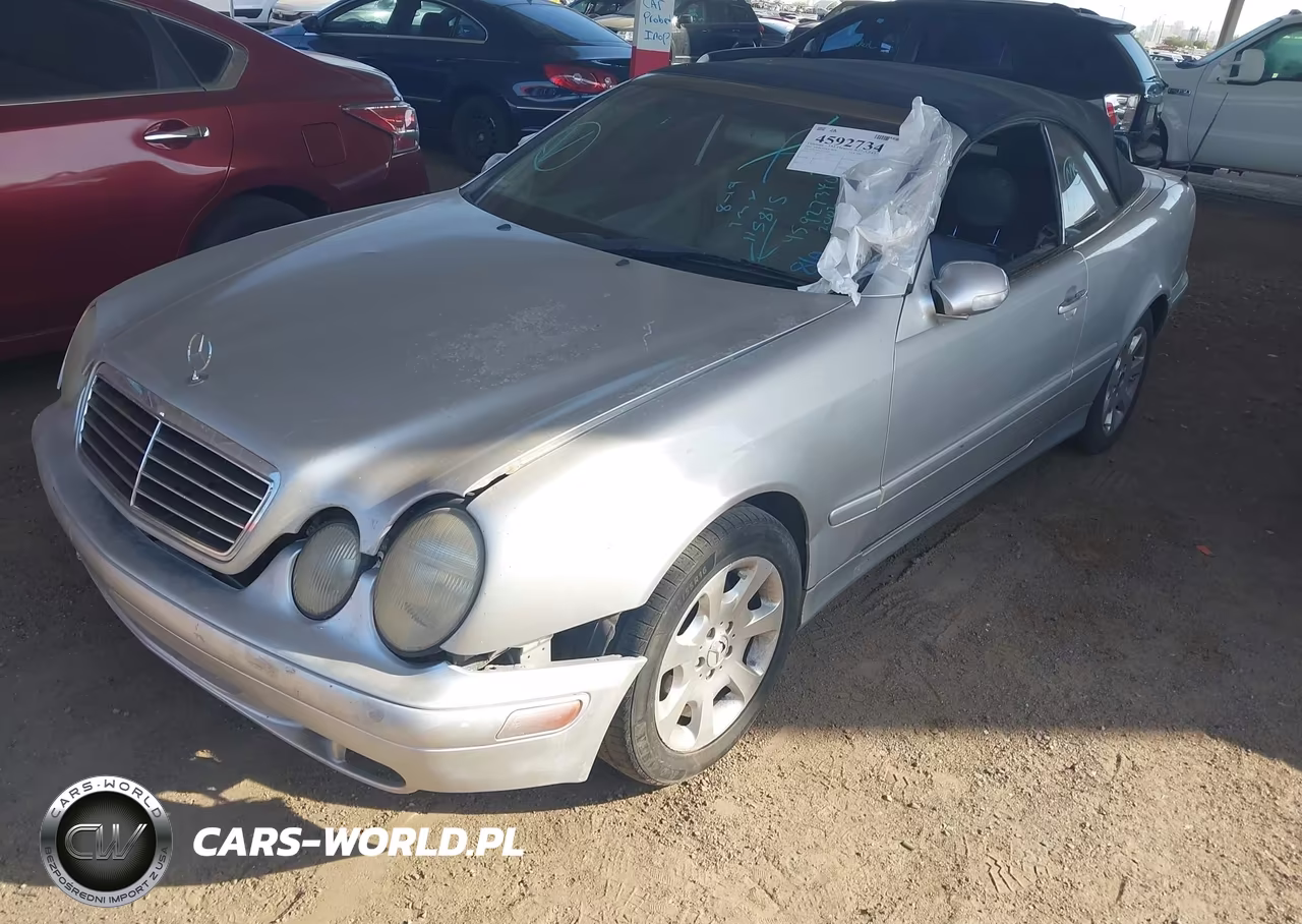 2002 Mercedes-Benz Clk 320 VIN:WDBLK65G42T115815 - 2