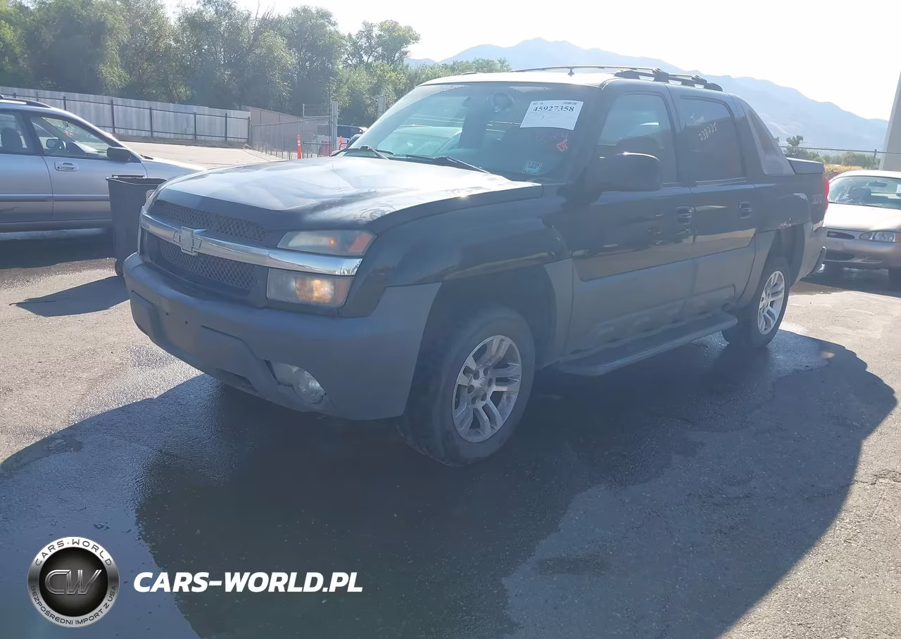 2002 Chevrolet Avalanche 1500 VIN:3GNEK13T72G238235 - 2