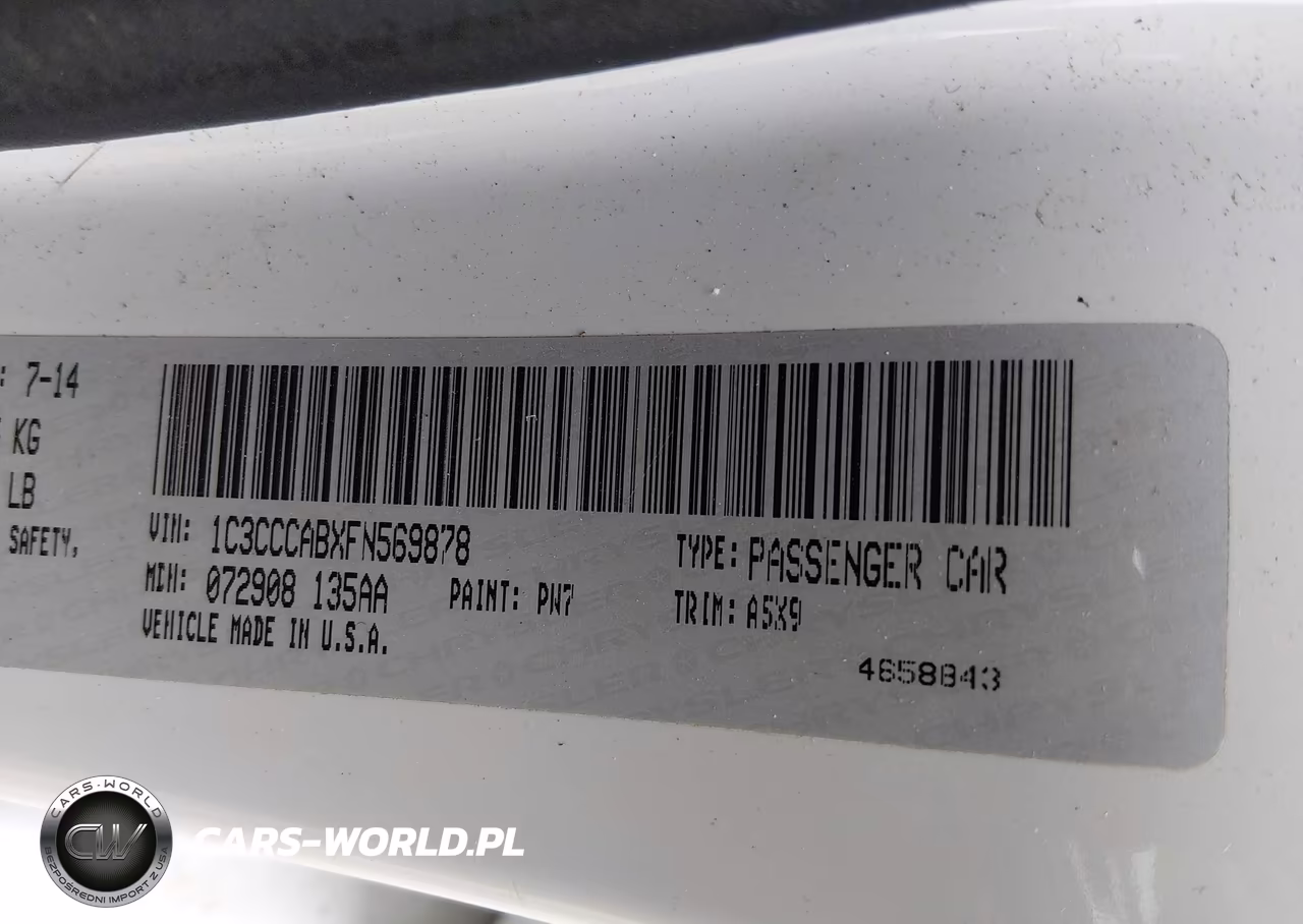 2015 Chrysler 200 Limited VIN:1C3CCCABXFN569878 - 9