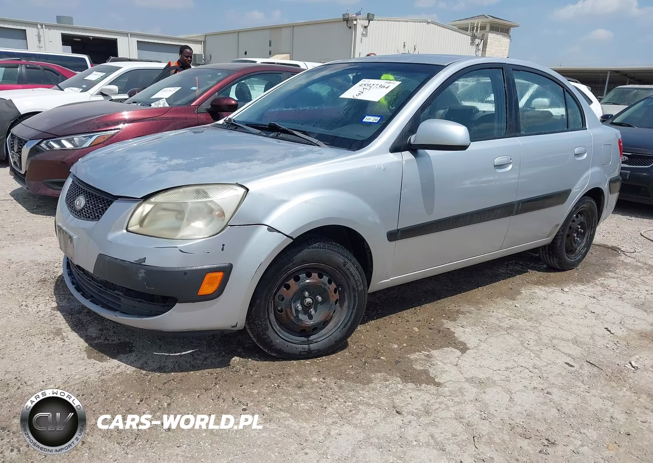 2008 Kia Rio Lx VIN:KNADE123686379334 - 2
