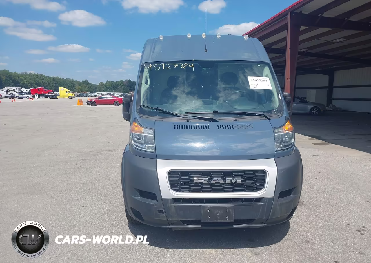 2019 Ram Promaster 3500 Cargo Van High Roof 159 Wb Ext VIN:3C6URVJGXKE558391 - 11