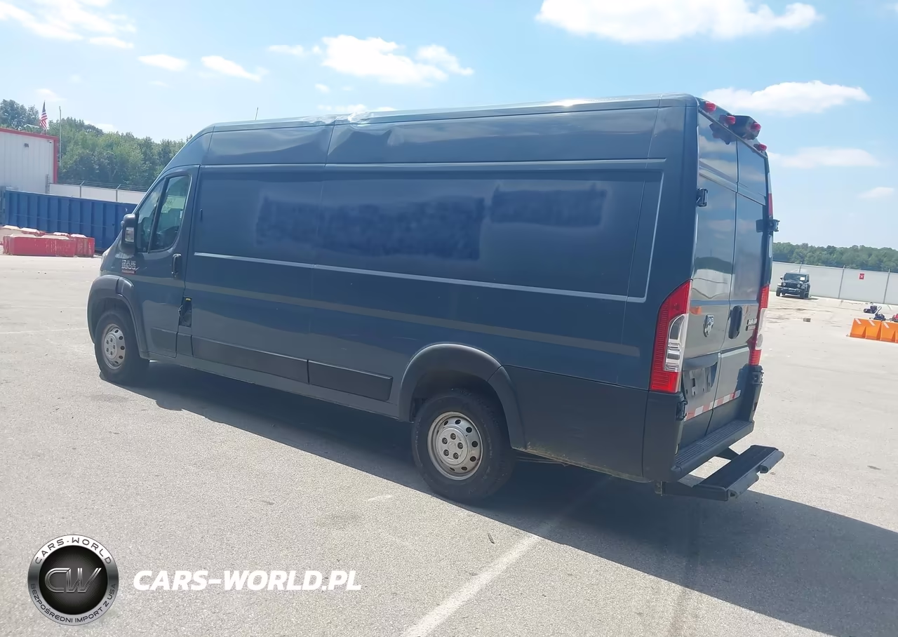 2019 Ram Promaster 3500 Cargo Van High Roof 159 Wb Ext VIN:3C6URVJGXKE558391 - 3