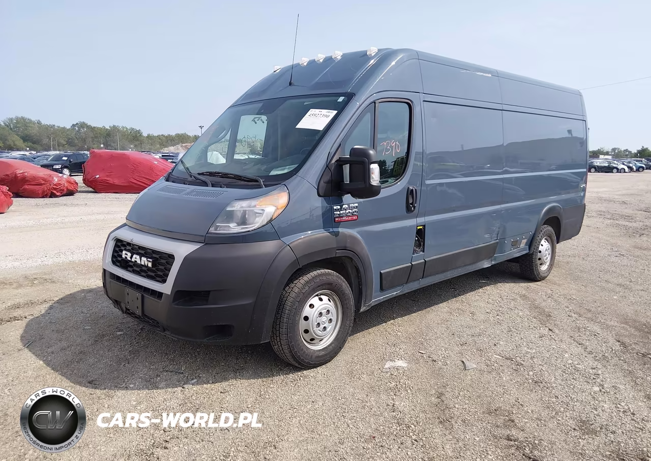 2021 Ram Promaster 3500 Cargo Van High Roof 159 Wb Ext VIN:3C6MRVJG4ME563363 - 2