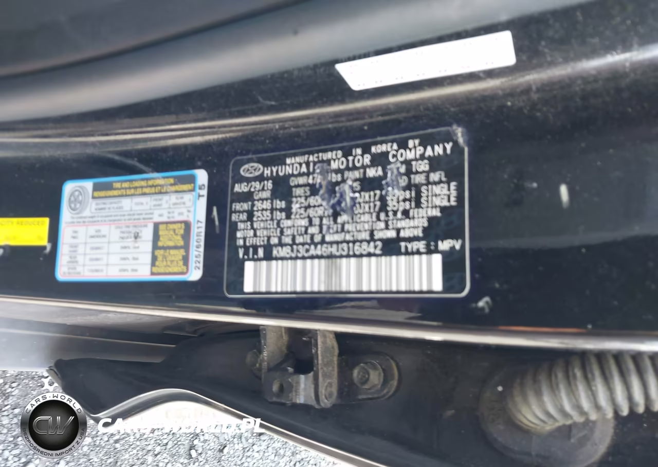 2017 Hyundai Tucson Se VIN:KM8J3CA46HU316842 - 9