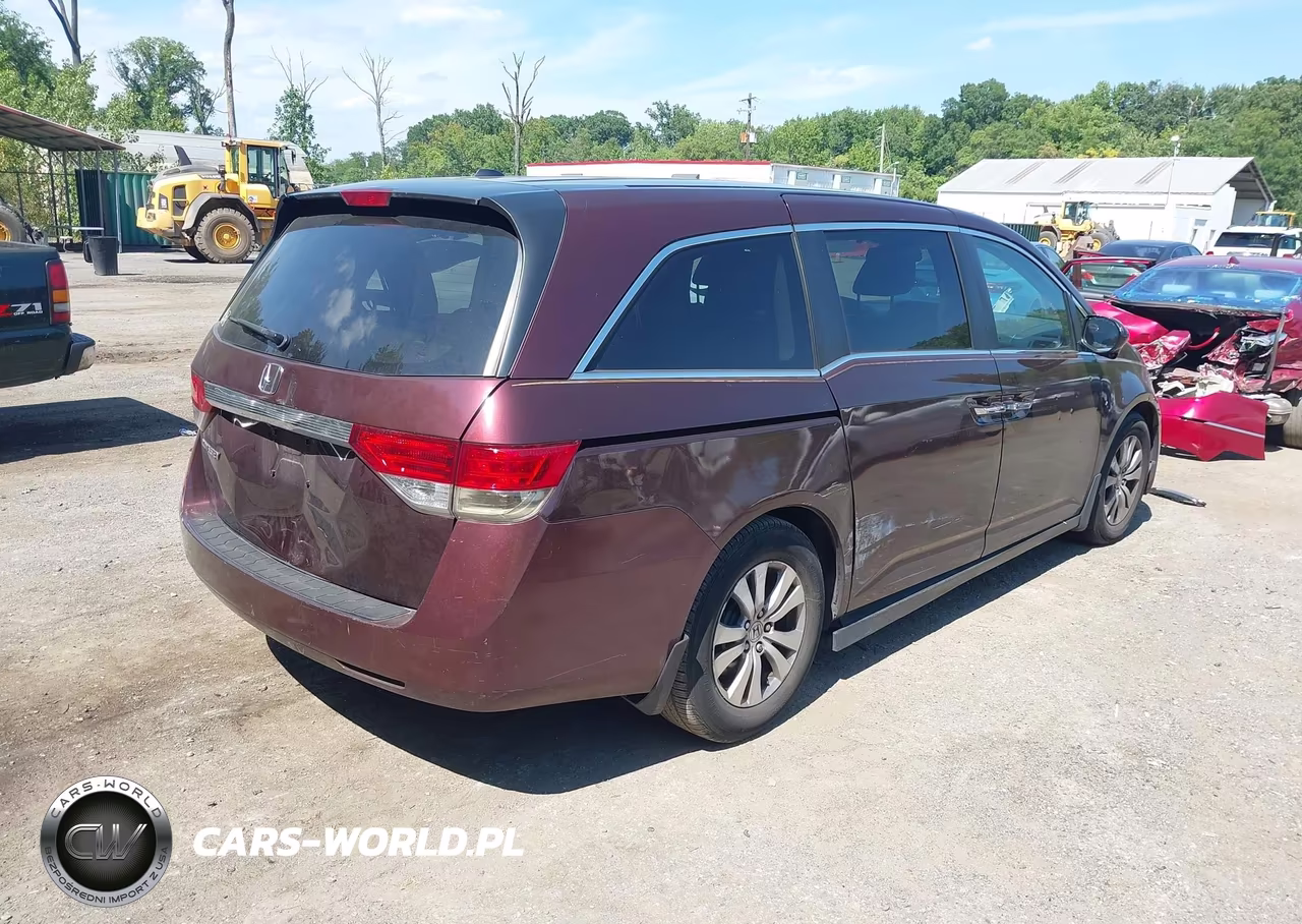 2015 Honda Odyssey Ex-L VIN:5FNRL5H65FB072410 - 4