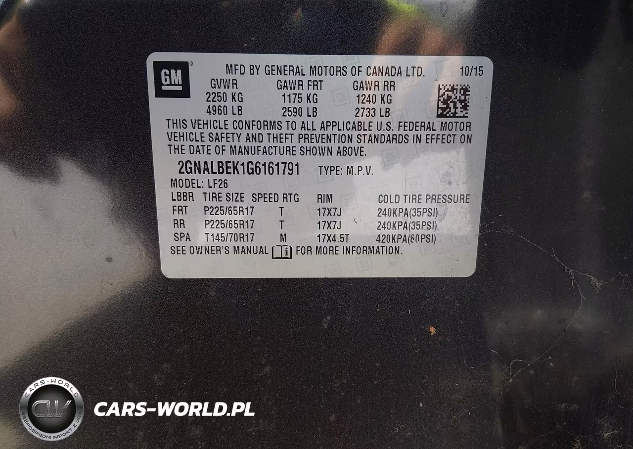2016 Chevrolet Equinox Ls VIN:2GNALBEK1G6161791 - 9
