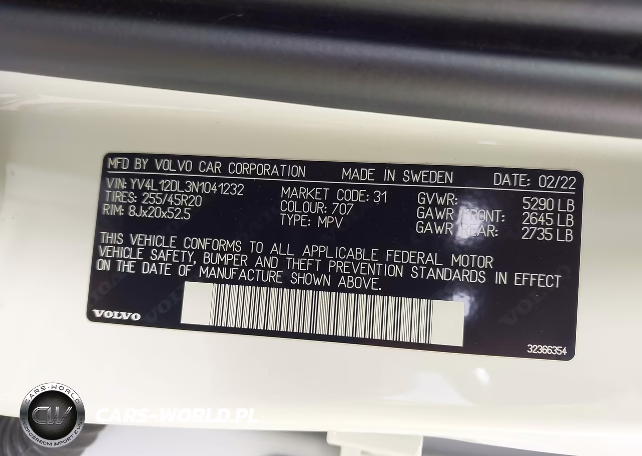 2022 Volvo Xc60 B5 Inscription VIN:YV4L12DL3N1041232 - 9