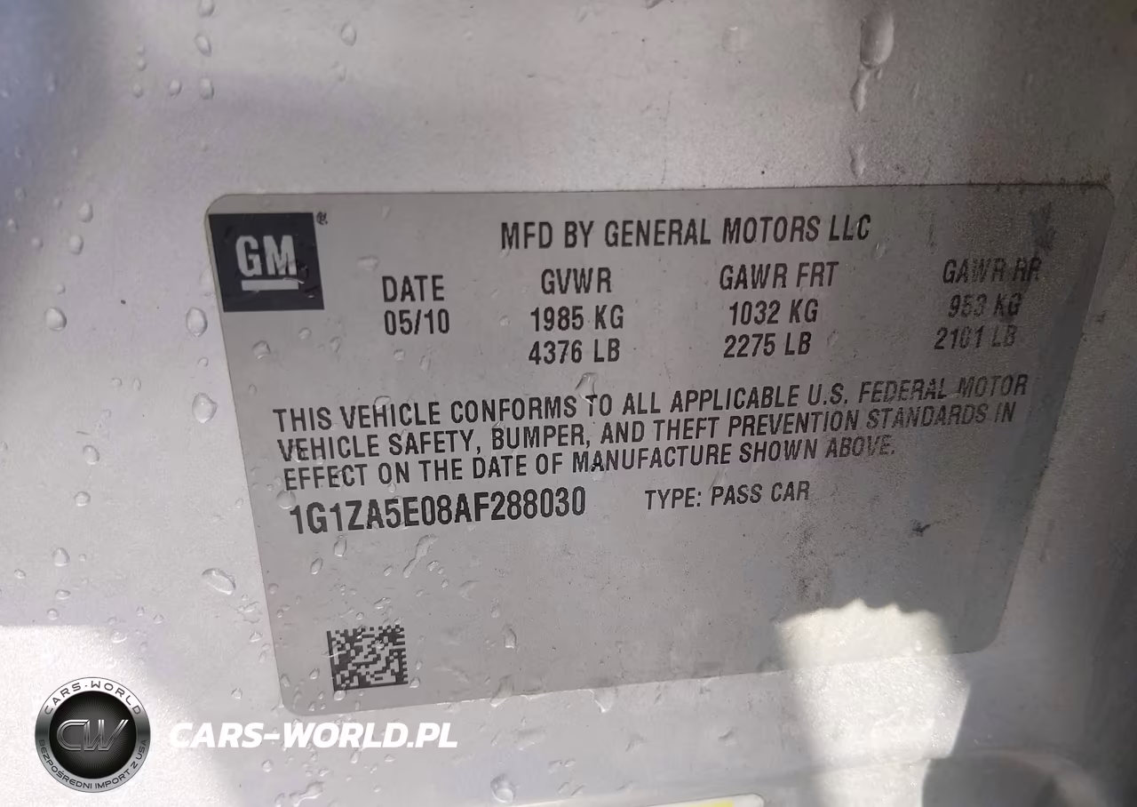 2010 Chevrolet Malibu Ls VIN:1G1ZA5E08AF288030 - 9