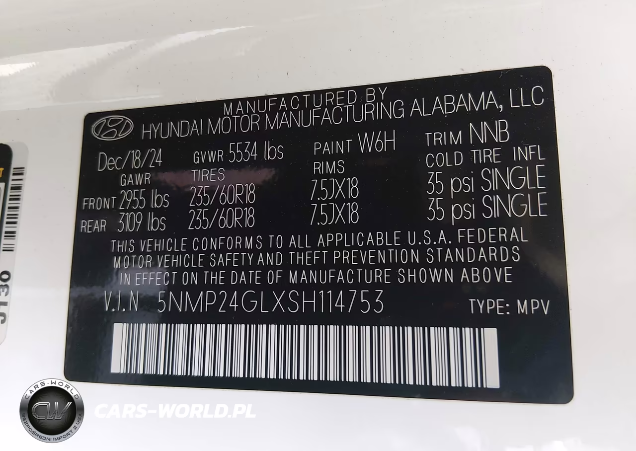 2025 Hyundai Santa Fe Sel VIN:5NMP24GLXSH114753 - 9