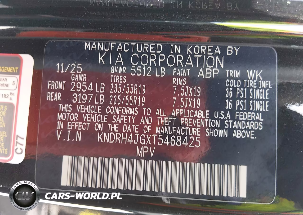 2026 Kia Sorento Hybrid Ex VIN:KNDRH4JGXT5468425 - 9