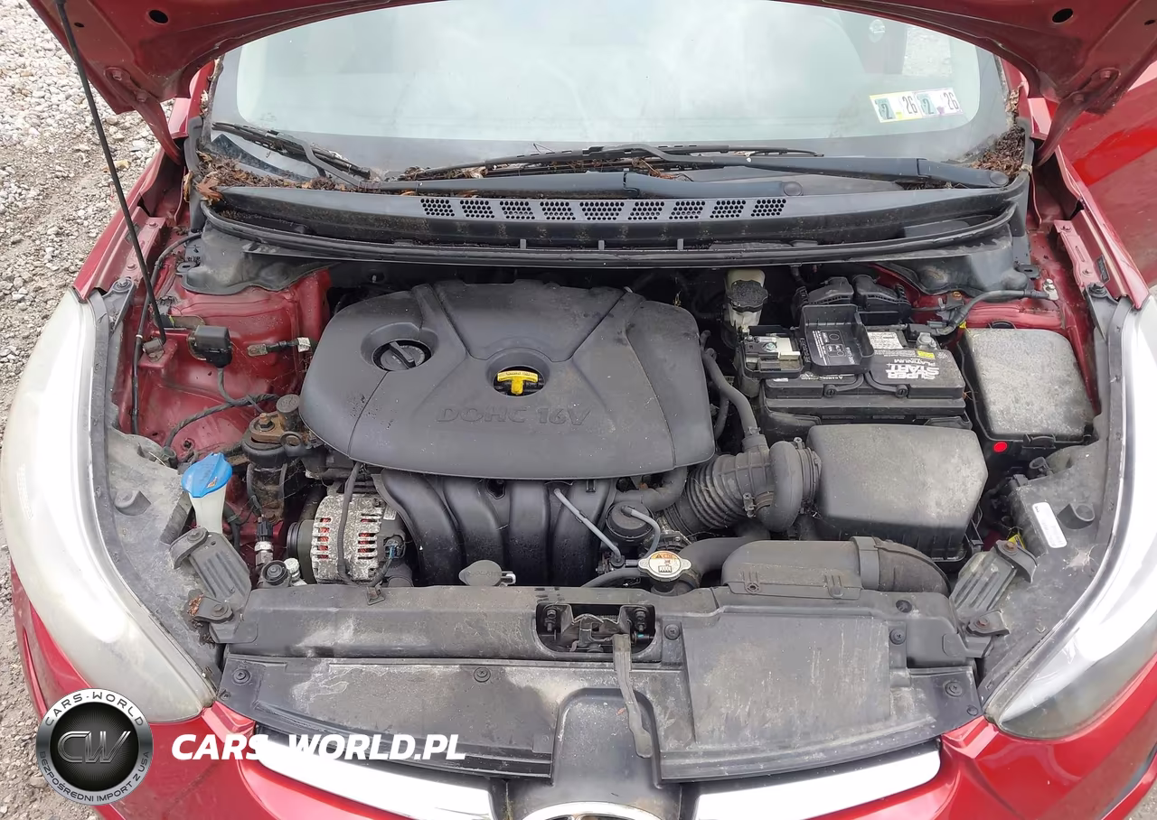 2014 Hyundai Elantra Se VIN:5NPDH4AE2EH545008 - 10