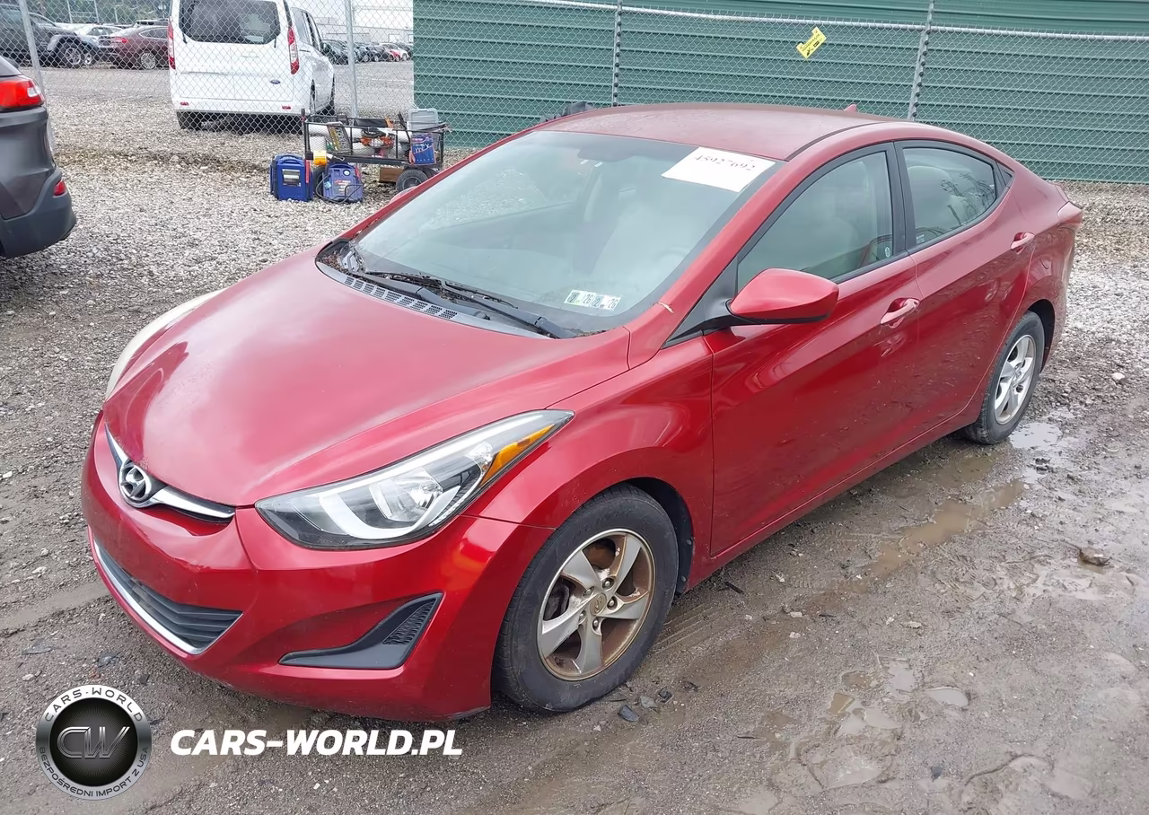 2014 Hyundai Elantra Se VIN:5NPDH4AE2EH545008 - 2